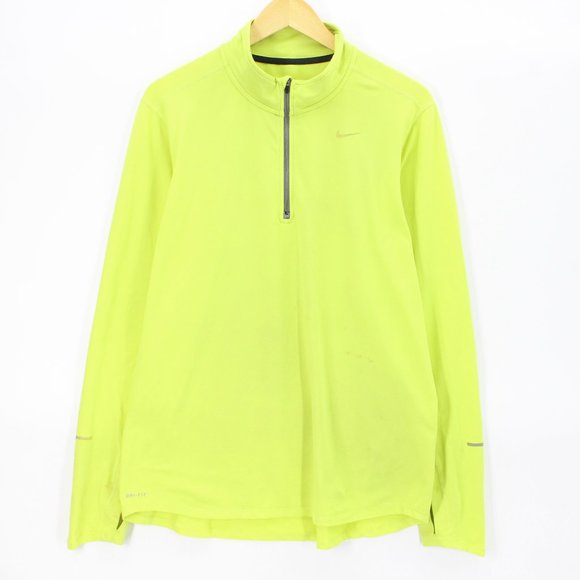 fluorescent running top nike